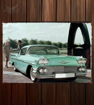 Металлическая табличка Chevrolet Bel Air Impala